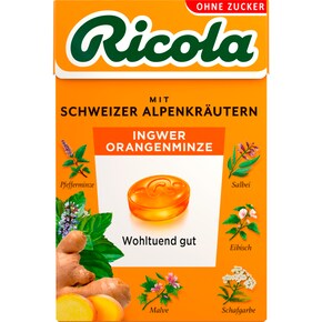 Ricola Ingwer-Orange-Minze ohne Zucker Bild 0