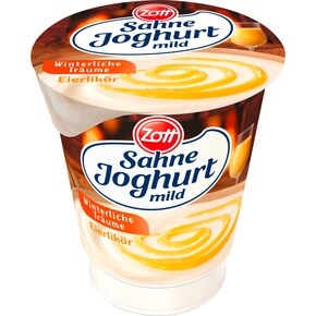 Zott Sahne-Joghurt mild Winterliche Träume Eierlikör Bild 0
