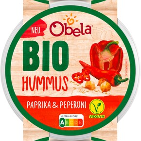 Obela Bio Hummus Paprika & Peperoni Bild 0
