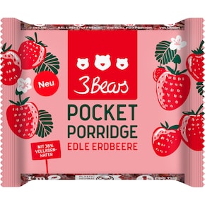 3Bears Pocket Porridge edle Erdbeere Bild 0