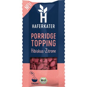 Haferkater Bio Porridge Topping Hibiskus-Zitrone Bild 0