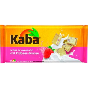Kaba weiße Schokolade mit Erdbeer&Brause Bild 0