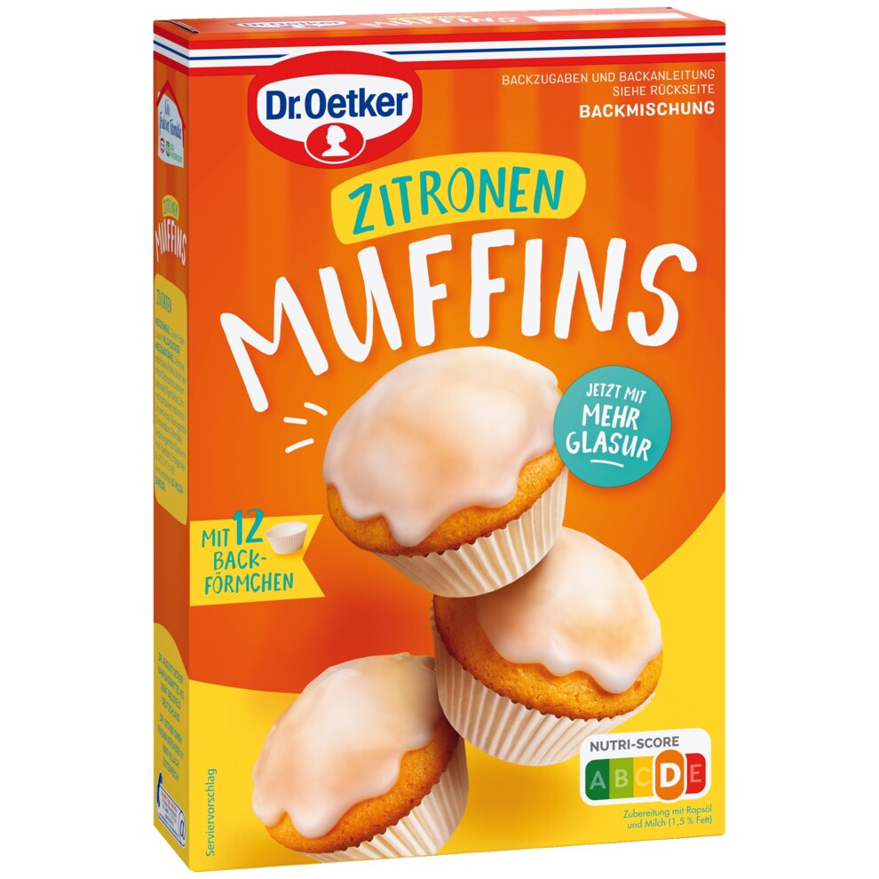 Dr.Oetker Zitronen Muffins  bei Bringmeister online bestellen!