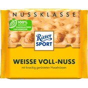 Ritter SPORT Nuss Klasse Weisse Voll-Nuss Tafel