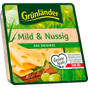Grünländer Scheiben mild & nussig 48 % Fett i. Tr. Bild 0