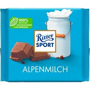 Ritter SPORT Alpenmilch Tafel Bild 0
