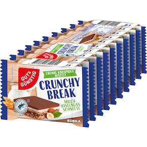 GUT&GÜNSTIG Crunchy Break - Milch-Haselnuss-Waffel Bild 0