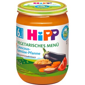 HiPP Bio Menü Couscous-Gemüse-Pfanne ab dem 6.Monat Bild 0