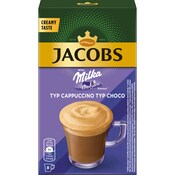 Jacobs Instantkaffee Typ Cappuccino Typ Choco Milka