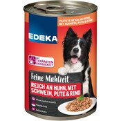 EDEKA Feine Mahlzeit  Reich an Huhn, mit Schwein, Pute & Rind