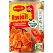 Maggi Ein Teller Ravioli Tomatensauce