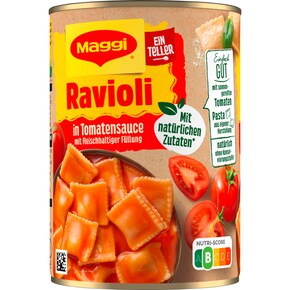 Maggi Ein Teller Ravioli Tomatensauce Bild 0