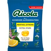 Ricola Menthol-Zitrone extra stark ohne Zucker
