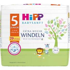 HiPP Babysanft Windeln Junior Gr.5 11-16kg Bild 0