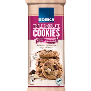 EDEKA Triple Chocolate Cookies Bild 0