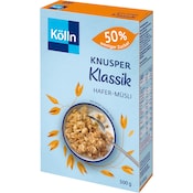 Kölln Knusper Klassik Hafer-Müsli 50 % weniger Zucker