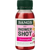 Bangs Bio Ingwer-Shot mit Granatapfel