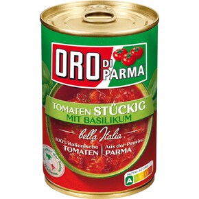 ORO di Parma Tomaten Stückig mit Basilikum Bild 0
