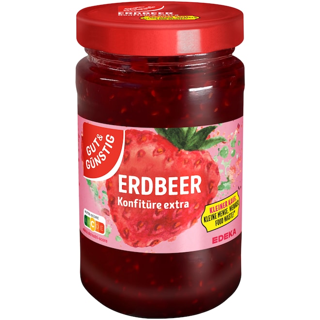 GUT&amp;GÜNSTIG Erdbeer Konfitüre extra | bei Bringmeister online bestellen!