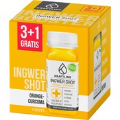Kraftling Vorteilsbox 3+1 Ingwer Shot Orange-Curcuma HPP-Qualität