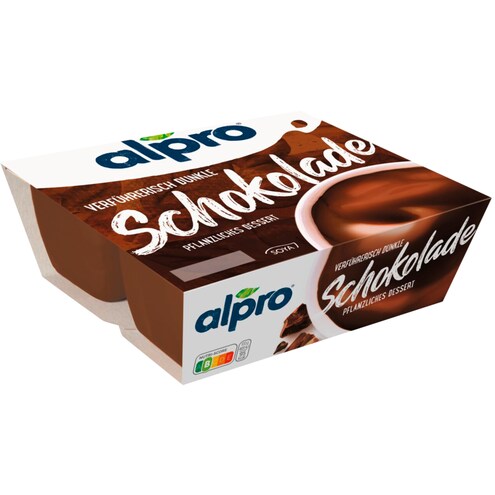 alpro Soja-Dessert Dunkle Schokolade feinherb