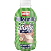 müller Müllermilch Shake Saison Typ Haselnuss-Waffel