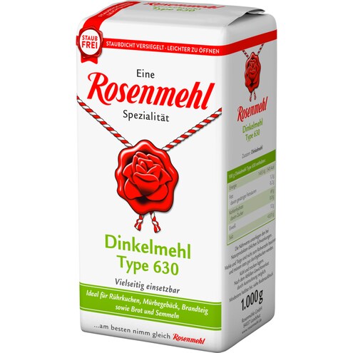 Rosenmehl Dinkelmehl Type 630