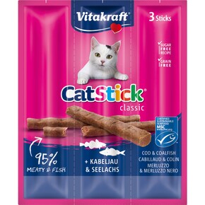 Vitakraft Cat-Stick Mini Kabeljau&Seelachs MSC Bild 0