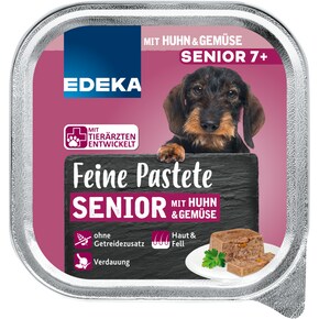EDEKA Feine Pastete Senior mit Huhn & Gemüse Bild 0