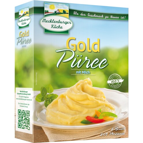 Mecklenburger Küche Gold Püree mit Milch