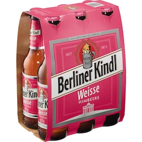 Berliner Kindl Weisse Himbeere - 6-Pack Bild 0