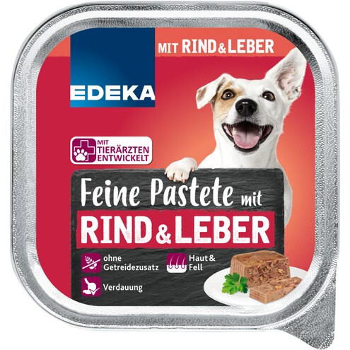 EDEKA Feine Pastete mit Rind & Leber