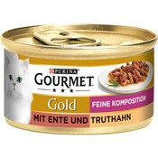 Purina Gourmet Gold Feine Komposition - mit Ente und Truthahn