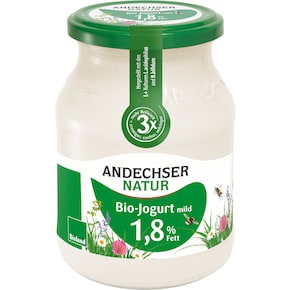 Andechser Natur Bio Jogurt mild Aktiv mit 1,8 % Fett Bild 0