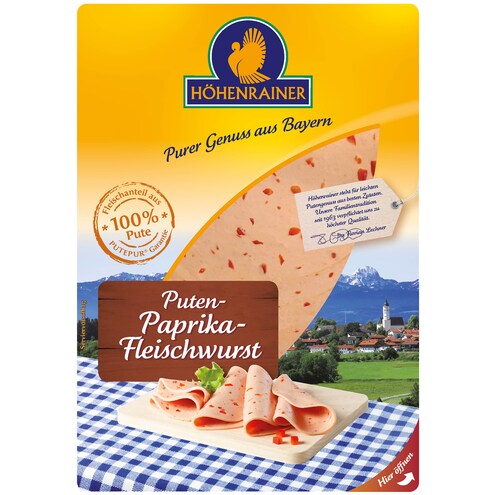 Höhenrainer Puten-Paprika-Fleischwurst