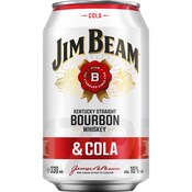Jim Beam Bourbon Whiskey & Cola 10 % vol.