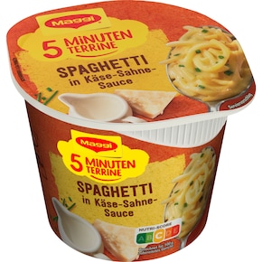 Maggi 5 Minuten Terrine Spaghetti in Käse-Sahne Sauce Bild 0