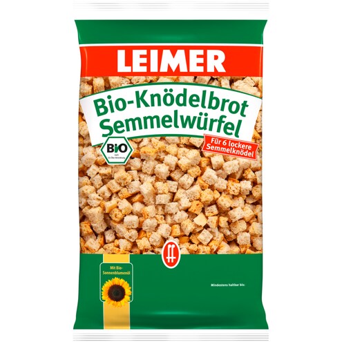Leimer Bio-Knödelbrot Semmel-Würfel