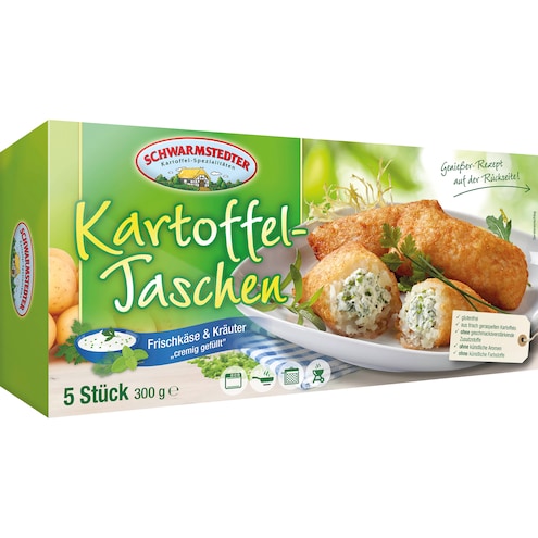 Schwarmstedter Frischkäse & Kräuter Kartoffel-Taschen