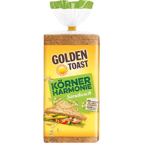 Golden Toast Körner Harmonie Sandwich Mehrkornbrot